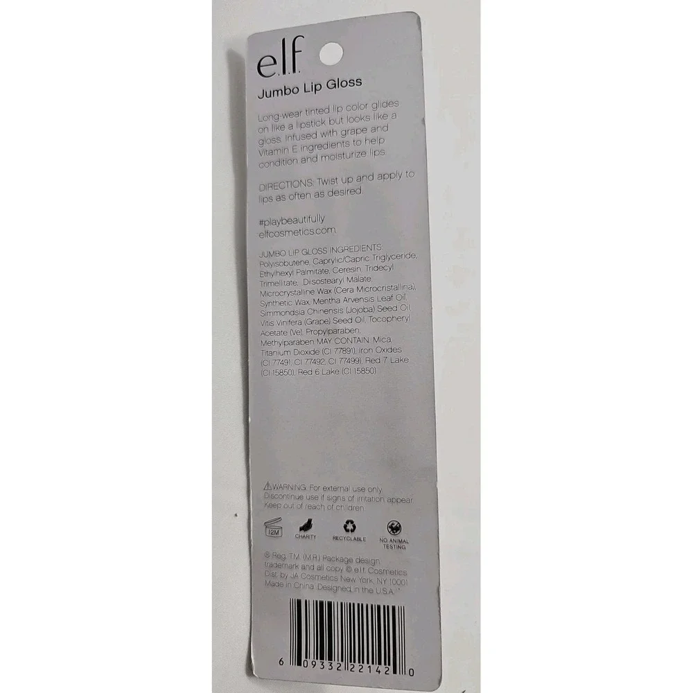 Elf 22142 Summer Nights Jumbo Lip Gloss Stick‎ .10 oz/2.7g  NIP